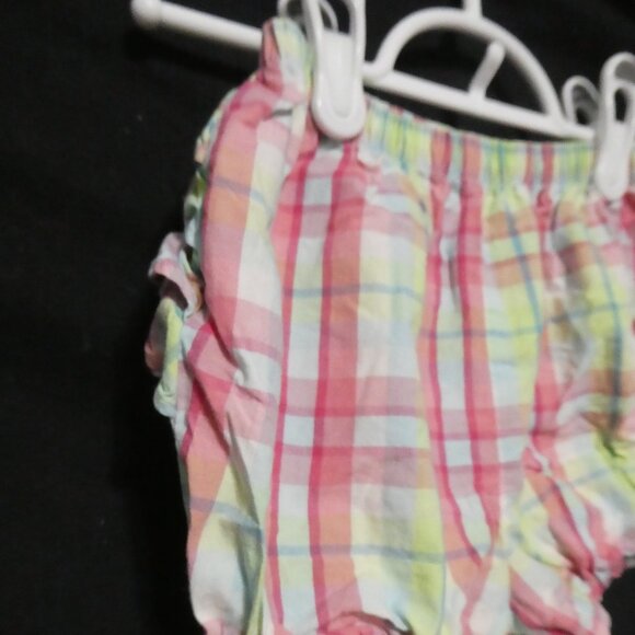 GYMBOREE | size 3T | Plaid Bloomers With Ruffle Back | 100% Cotton | NWOT - Picture 3 of 14
